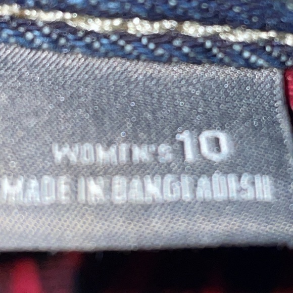 Eddie Bauer Boyfriend Fit Flannel Lined Jeans. Size 10. - Picture 5 of 11